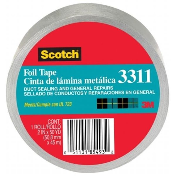 3M 3m 2in. X 50 Yards Scotch Aluminum Foil Tape  3311-50A 3311-50A